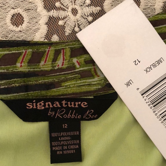 Robbie Bee Signiture lined ruffled layered dress, NWT - Picture 4 of 4